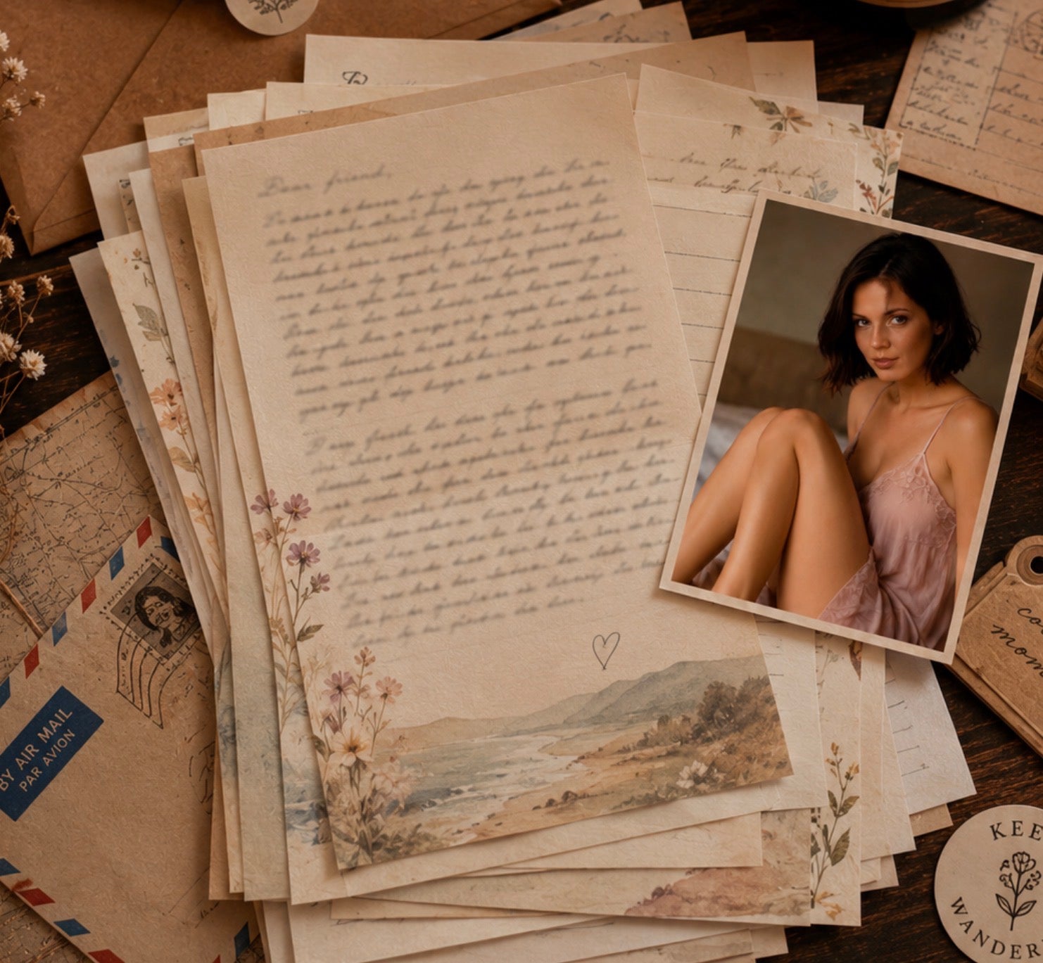 The Cassidy Collection — 6 R+ Letter Bundle